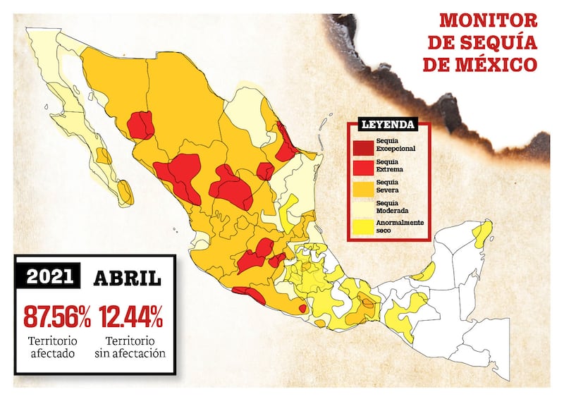 Sequía en México, la peor en 11 años