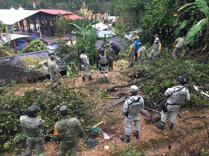 Dejó John afectaciones en la Costa, Sierra Sur y Mixteca de Oaxaca