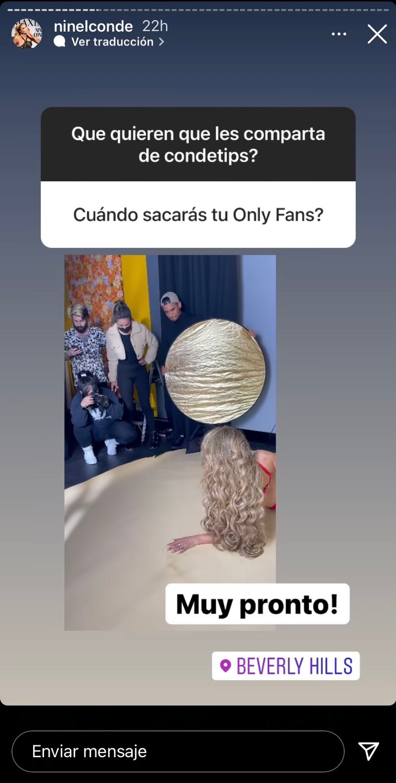 Ninel Conde abrirá cuenta en OnlyFans – Publimetro México