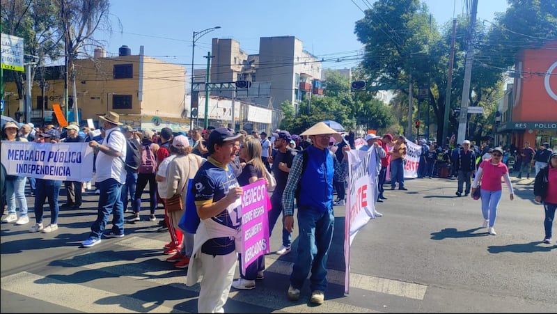 Protesta mercados públicos