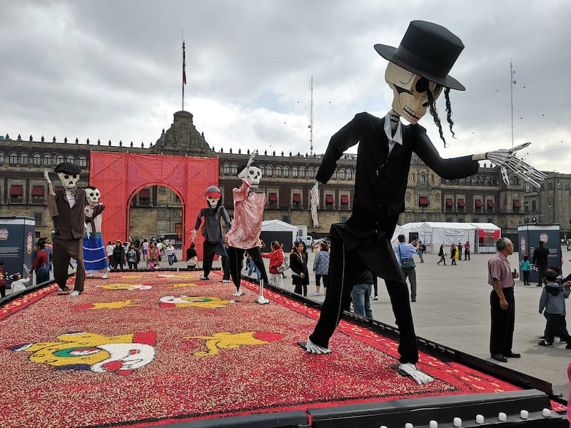 Ofrenda Día de Muertos Zócalo