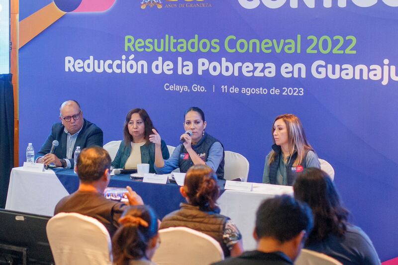 Guanajuato supera la pobreza: Libia Denisse, secretaria de desarrollo Social y Humano.