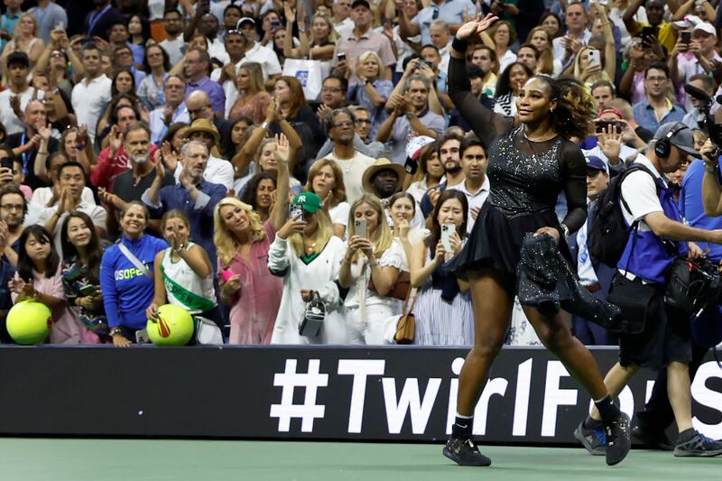 Serena Williams jugó su último partido de US Open en 2022