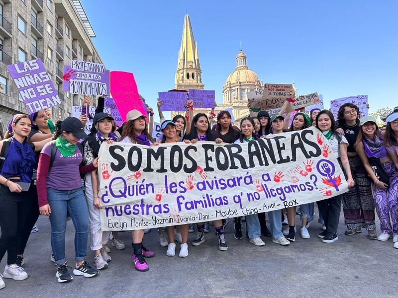 Marcha del 8M en Guadalajara, Jalisco