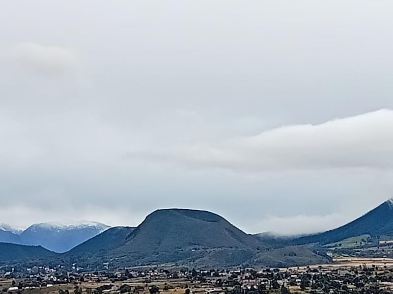 Fotos: Primera nevada en México cubre de blanco al Popocatépetl y al Iztaccíhuatl