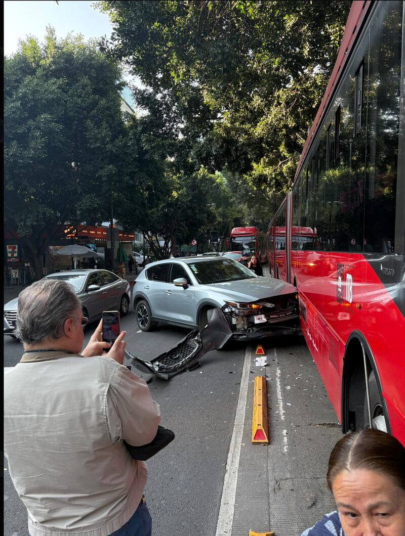 Metrobús Línea 1 Accidente