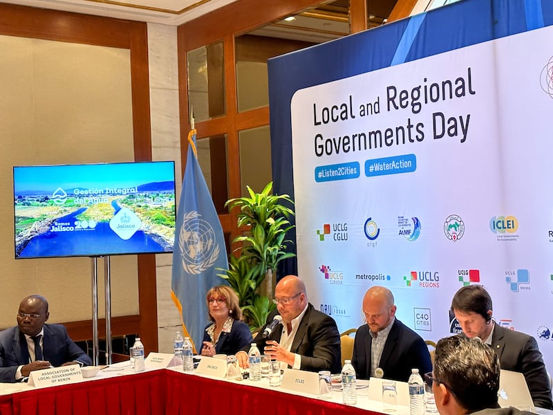 Esta reunión forma parte de la Conferencia del Agua organizada por la ONU.