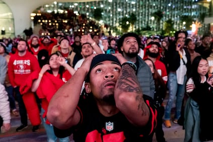 Las fotografías más destacadas del encuentro entre Los 49ers de San Francisco y Los Jefes de Kansas City