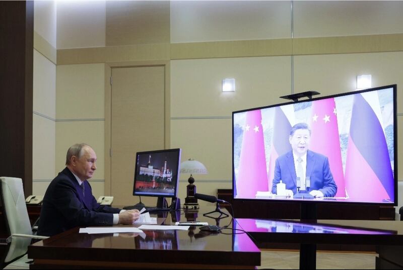 Videoconferencia Punti Xi Jinping