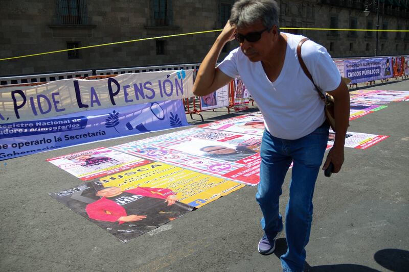 Mujeres exigieron al presidente Andrés Manuel López Obrador, les apoye con apresurar sus demandas ante tribunales de todo el país.