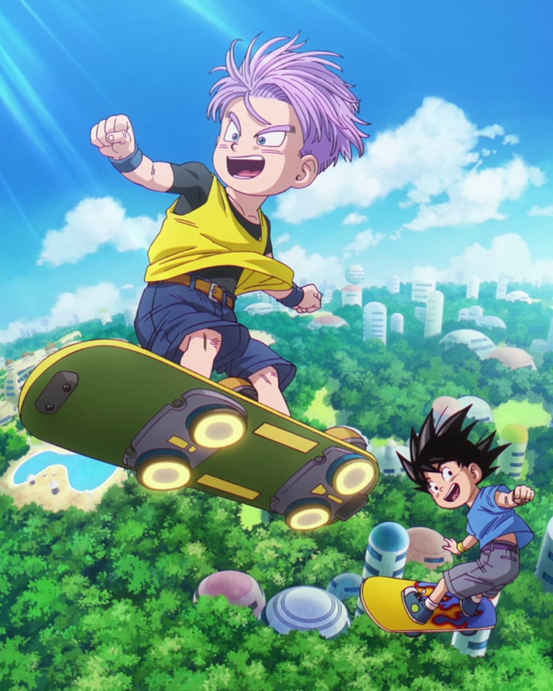 Goten y Trunks en DB Daima