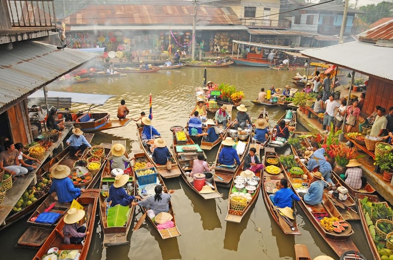 Comercio en Bangkok.