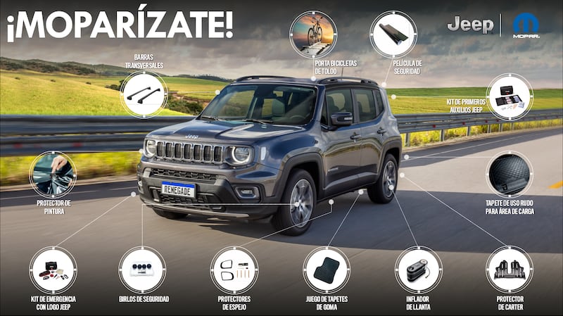 Mopar México “Mopariza” tu nuevo Jeep Renegade 2023