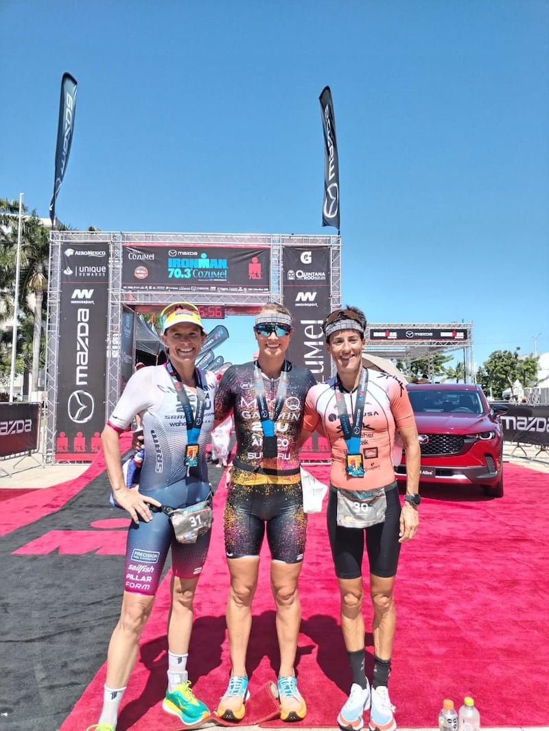 Primeros lugares de ‘IRONMAN 70.3’ categoría elite femenil