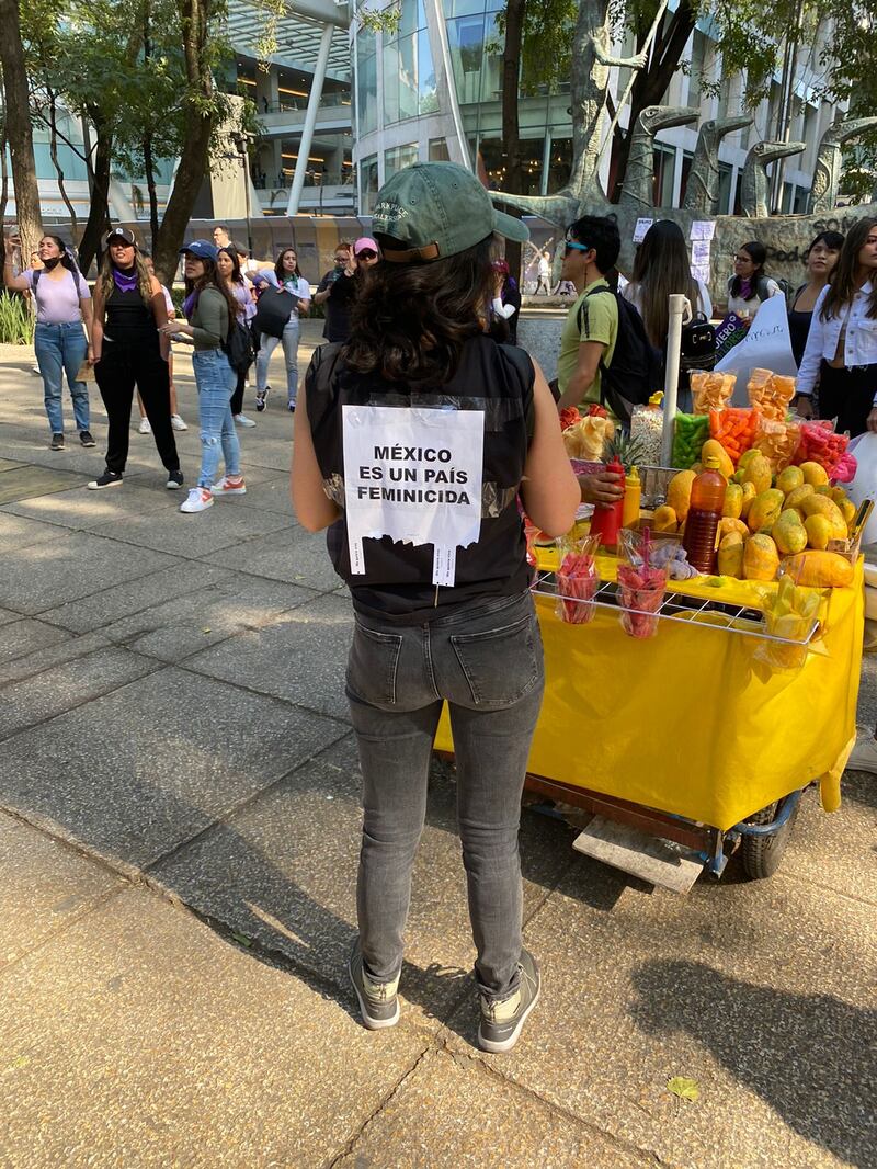 Marcha 8M 2023 por Paseo de la Reforma