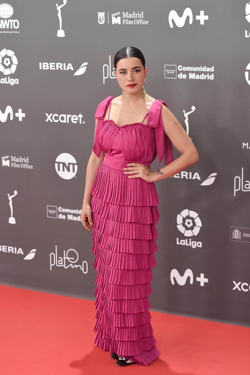 Alfombra roja de los premios Platino 2023