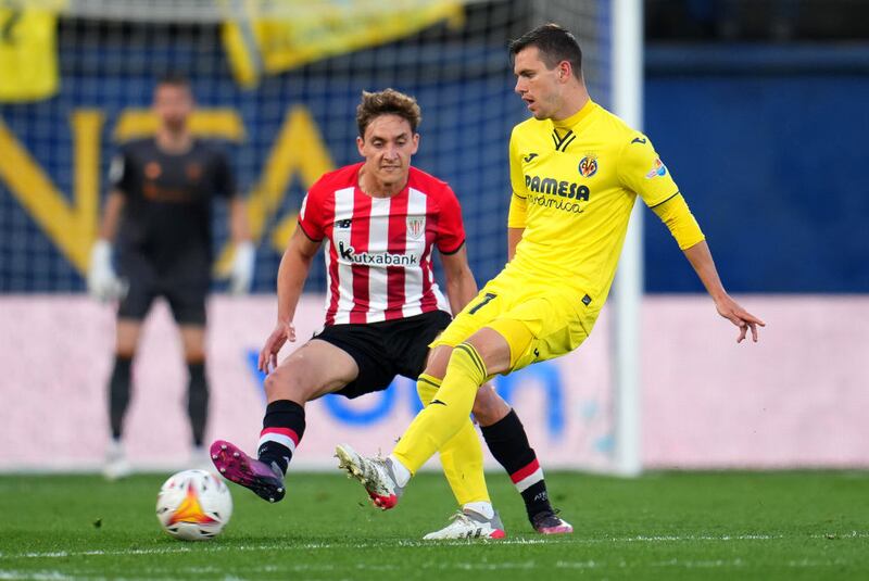 Lo Celso solo jugó 25 minutos ante el Athletic antes de salir de cambio