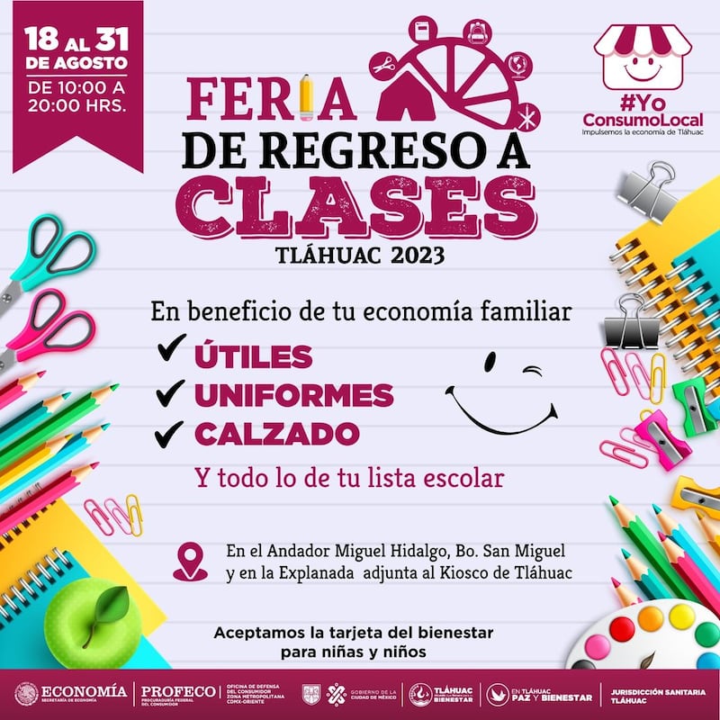 Feria de útiles escolares