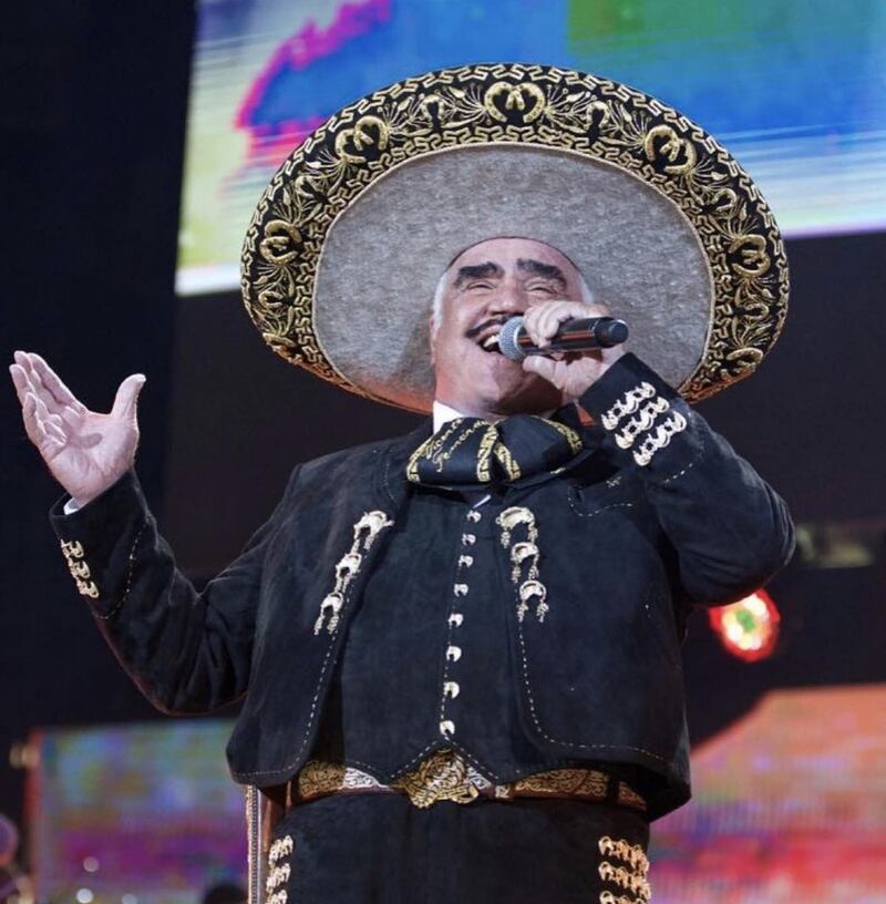 Vicente Fernández. / Foto: Instagram.