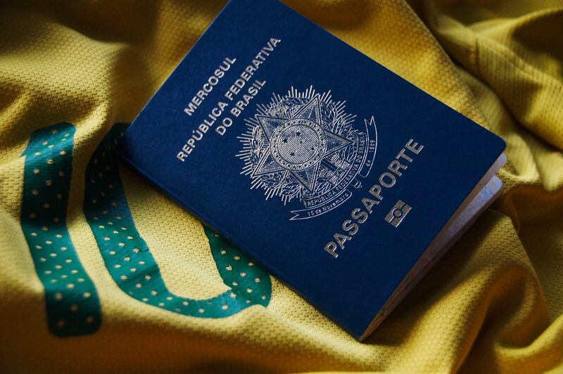 Pasaporte brasileño.