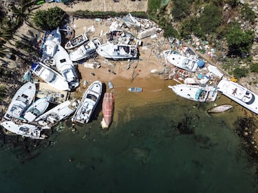 Así se observa la Zona Diamante de Acapulco a cuatro meses del paso de Otis