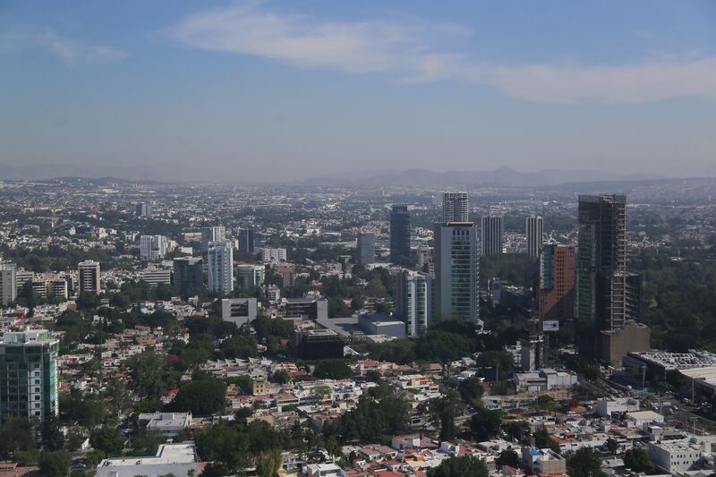 La zona sur es la más afectada por los contaminantes concentrados en la atmósfera.