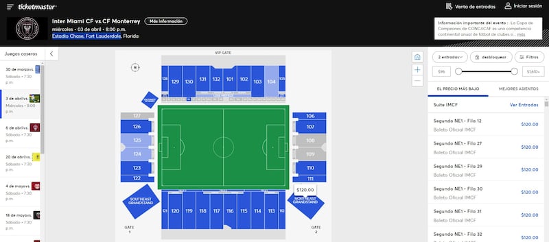 Boletos Inter de Miami vs Rayados