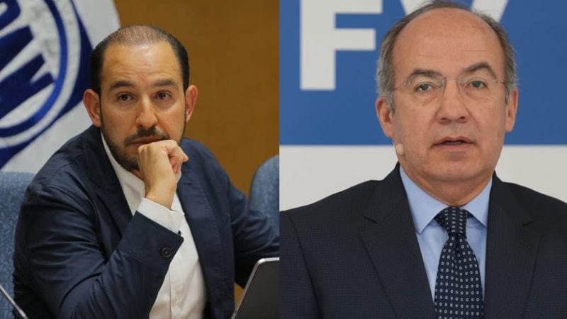 Marko Cortés se enfrenta contra Felipe Calderón por resultados del PAN