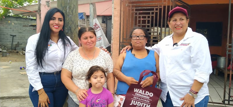 Judith Díaz, quien hace fórmula con Waldo Fernández, reconoció la destacada labor de la abanderada morenista a la Cámara de Diputados.