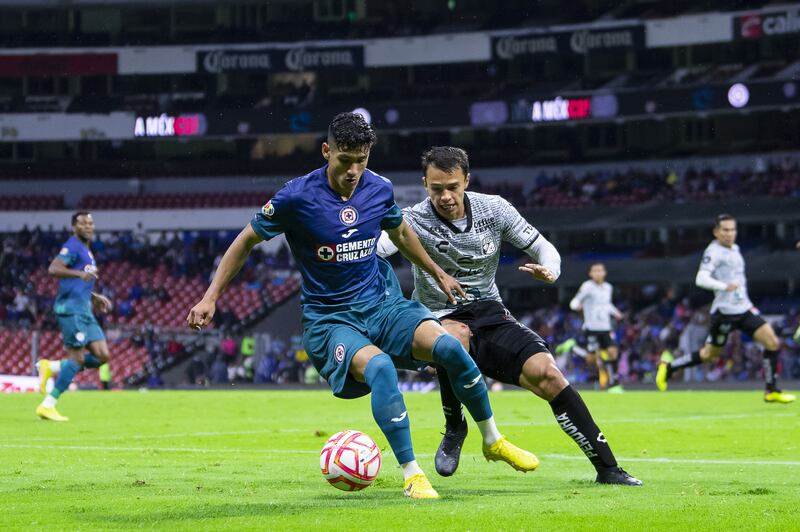 Cruz Azul doblegó a la Fiera en su última visita al Azteca en este Apertura 2022