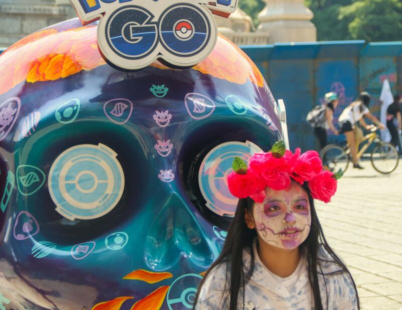 Desfile de catrinas por Paseo de la Reforma 23 octubre 2022