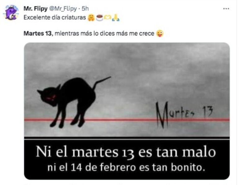 ¡Que la mala suerte te acompañe! El martes 13 inunda con memes las redes sociales