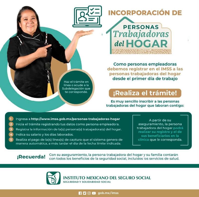 Los trámites son sencillos y se pueden encontrar el la página de IMSS.