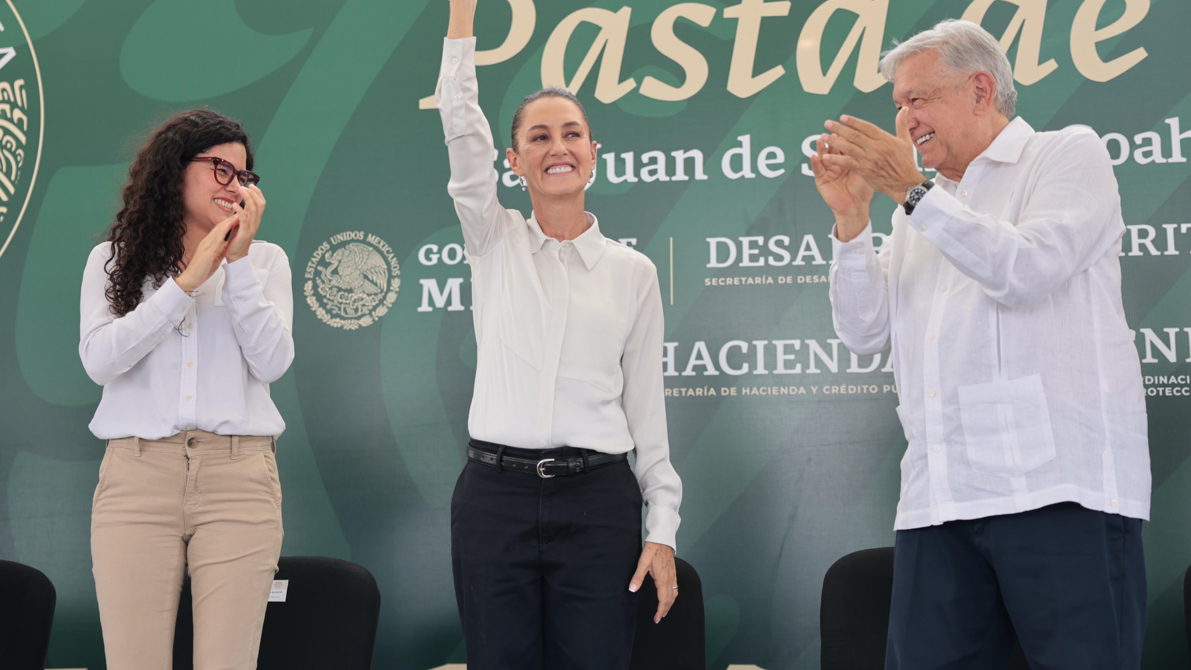 Sheinbaum y AMLO aseguran darle continuidad al Plan de Justicia Pasta de Conchos, Coahuila