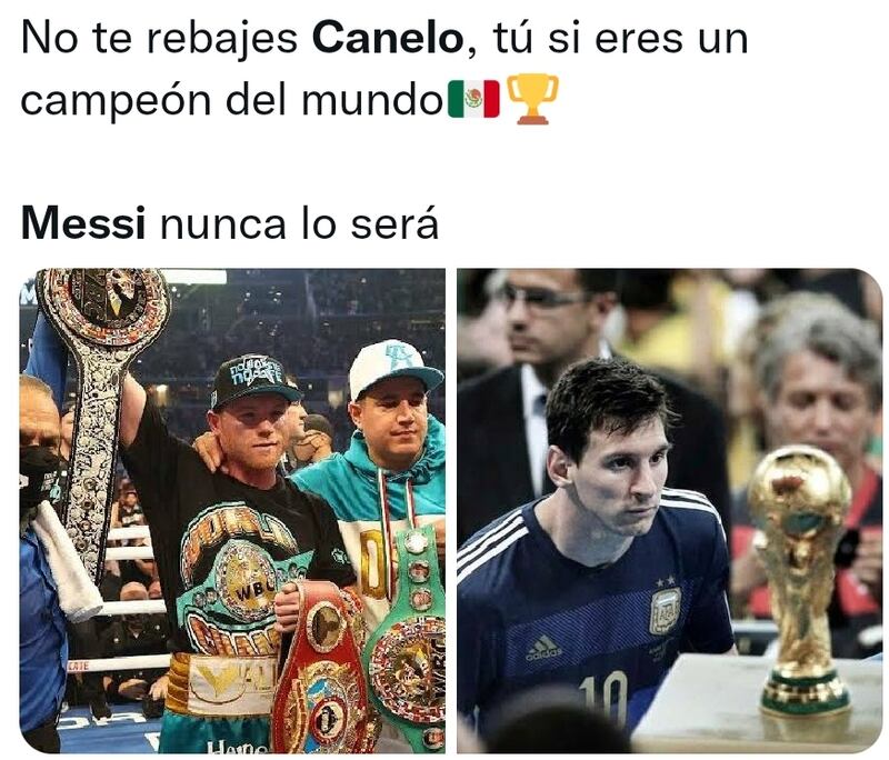 Los mejores memes Canelo vs Messi