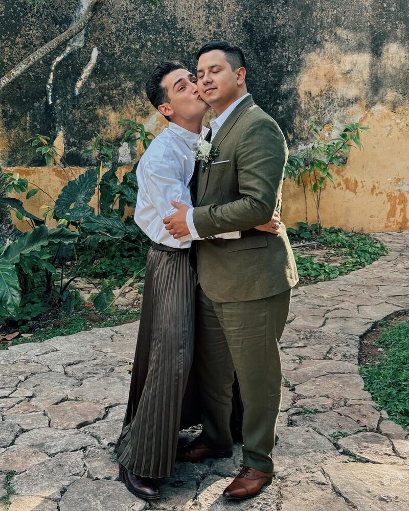 Emilio Osorio con su hermano Kiko. Instagram de Emilio Osorio