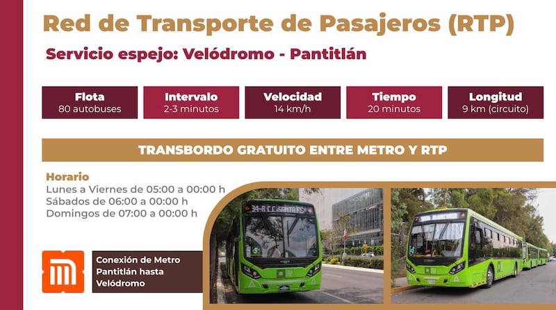 Así operaran las rutas de transporte en apoyo a las obras de Línea 9 del Metro