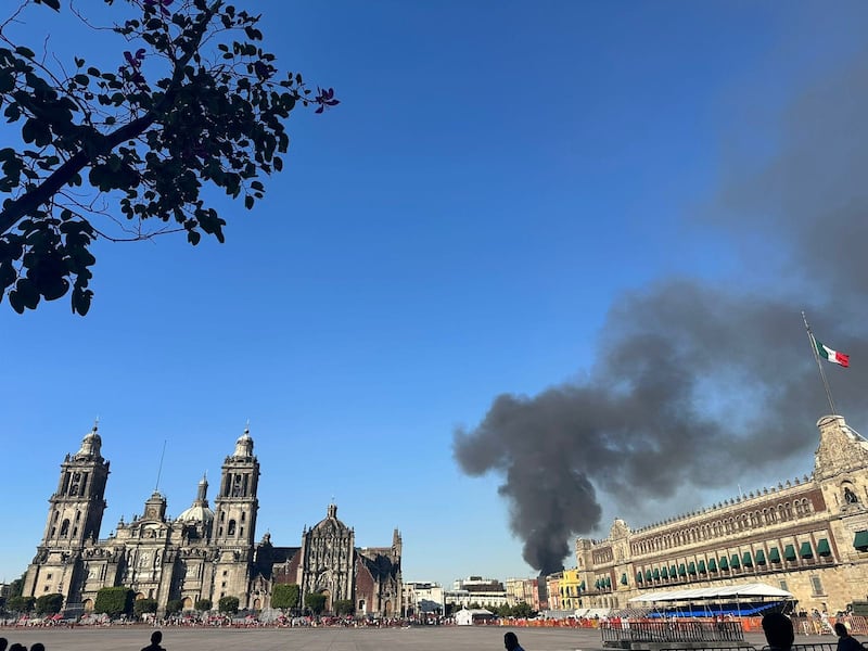 Incendio en el Centro Histórico