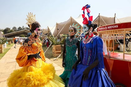 Música y trajes típicos animan la fiesta del Longines Global Champions Tour México