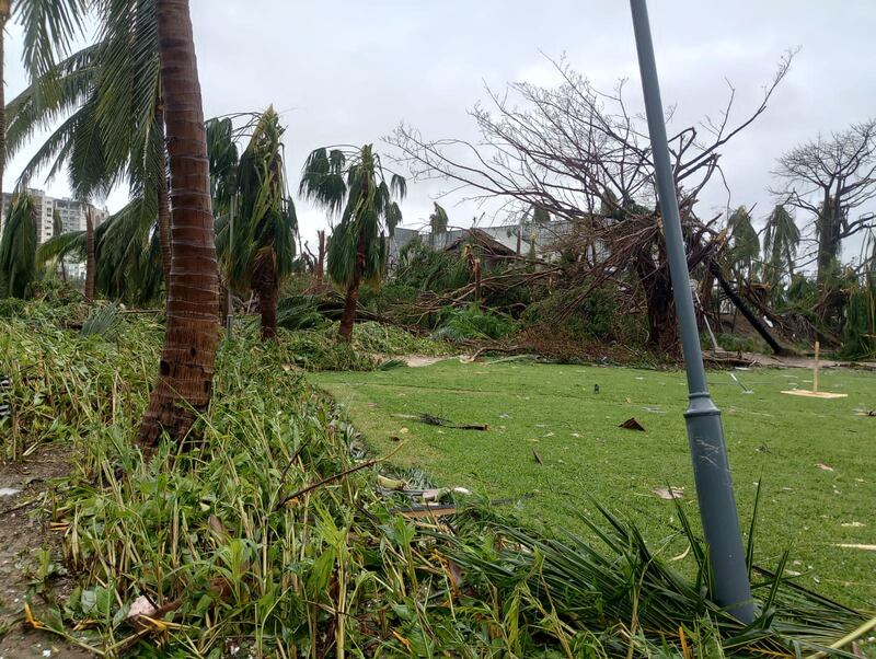 Huracán ‘Otis’ destrozó Acapulco, Guerrero