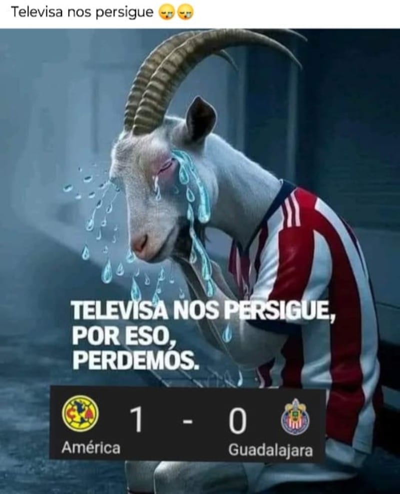 Memes América vs Chivas