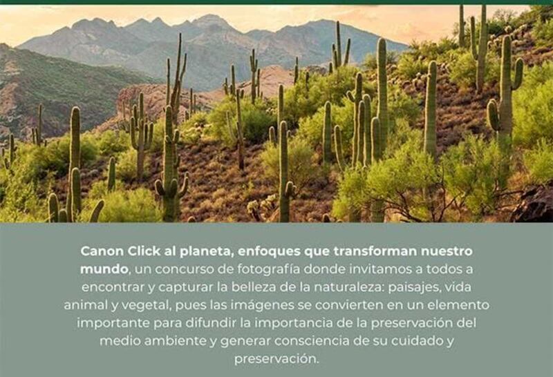 "Click al planeta" por Canon