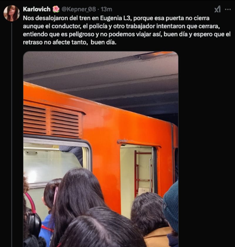 Metro hoy