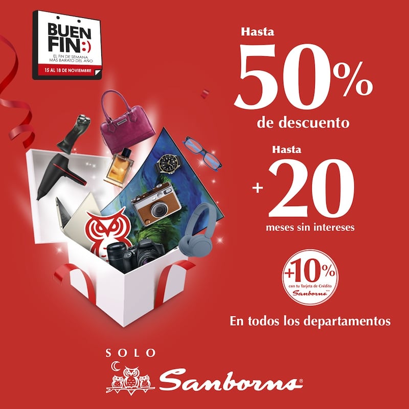 Buen Fin 2024, Ofertas, Sanborns