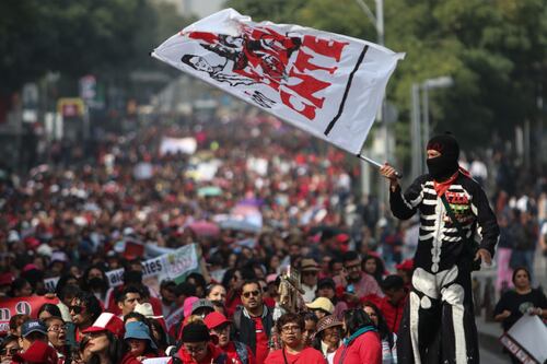 CNTE convoca a marcha el 15 de mayo y anuncia plantón en el Zócalo