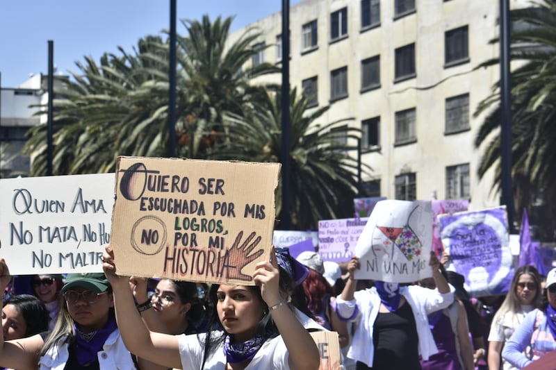 Marcha 8M 2024 en CDMX por el Día Internacional de la Mujer