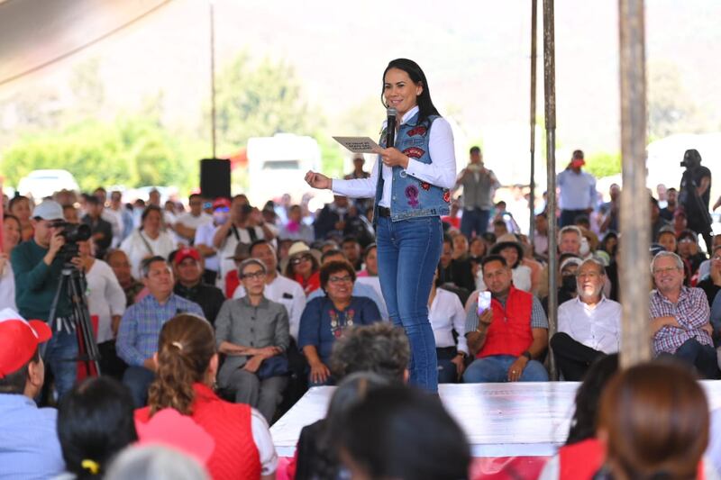 Alejandra del Moral pide a militantes del PRI unida para elecciones a gobernador