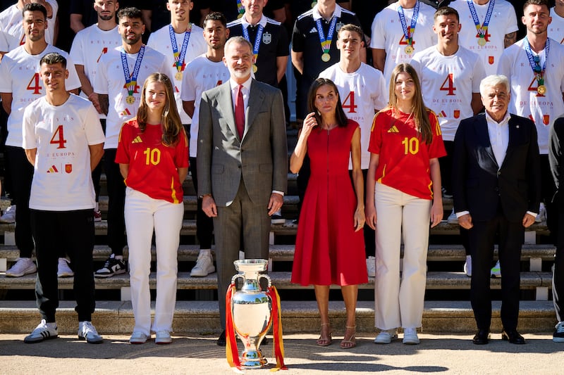 Celebración de la Selección española