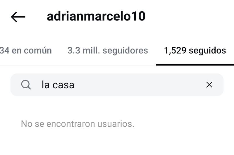 El exhabitante de LCDLFMX dejó de seguir al programa de Televisa en Instagram.