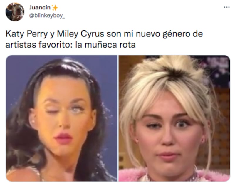 La cantante generó una serie de memes por su manera de cerrar un ojo.